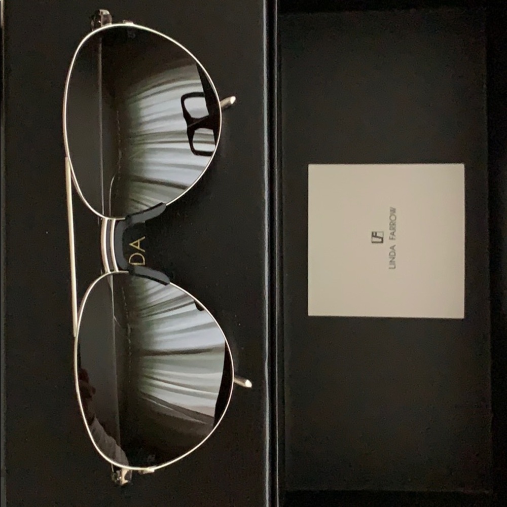 Linda Farrow Aviators glasses
